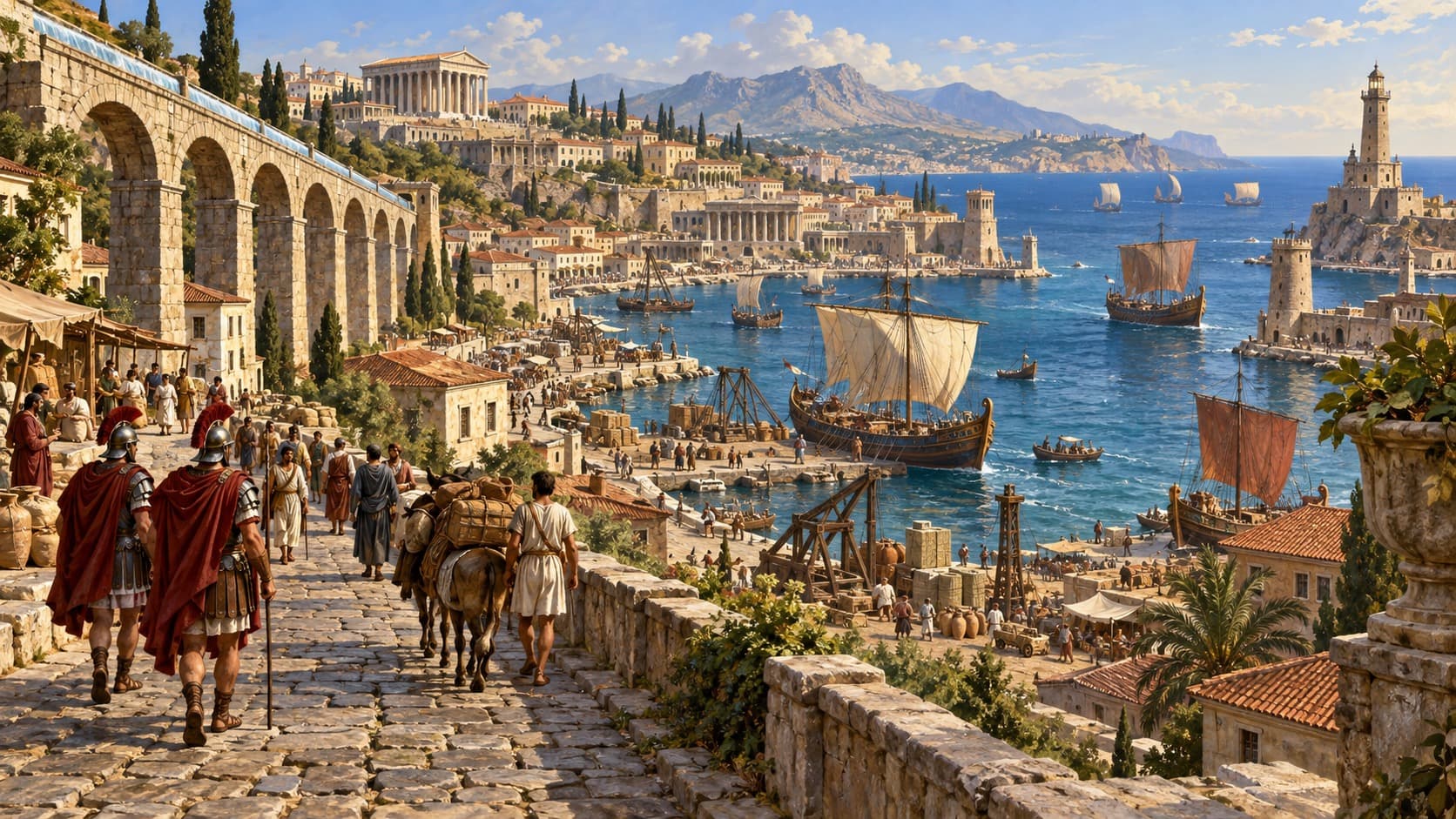 El Imperio Romano: cómo una ciudad gobernó el Mediterráneo
