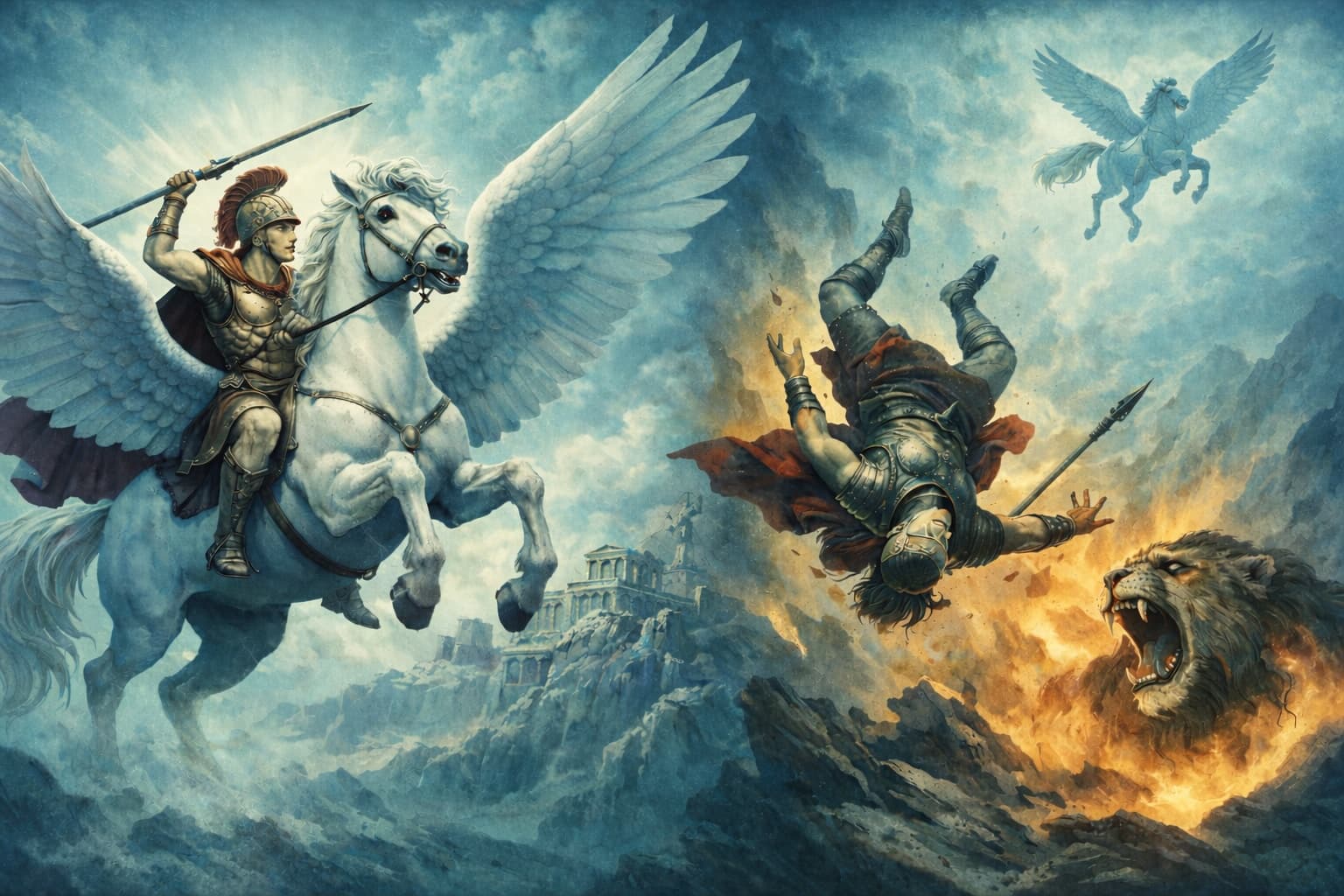 Belerofonte y Pegaso: Gloria y Caída