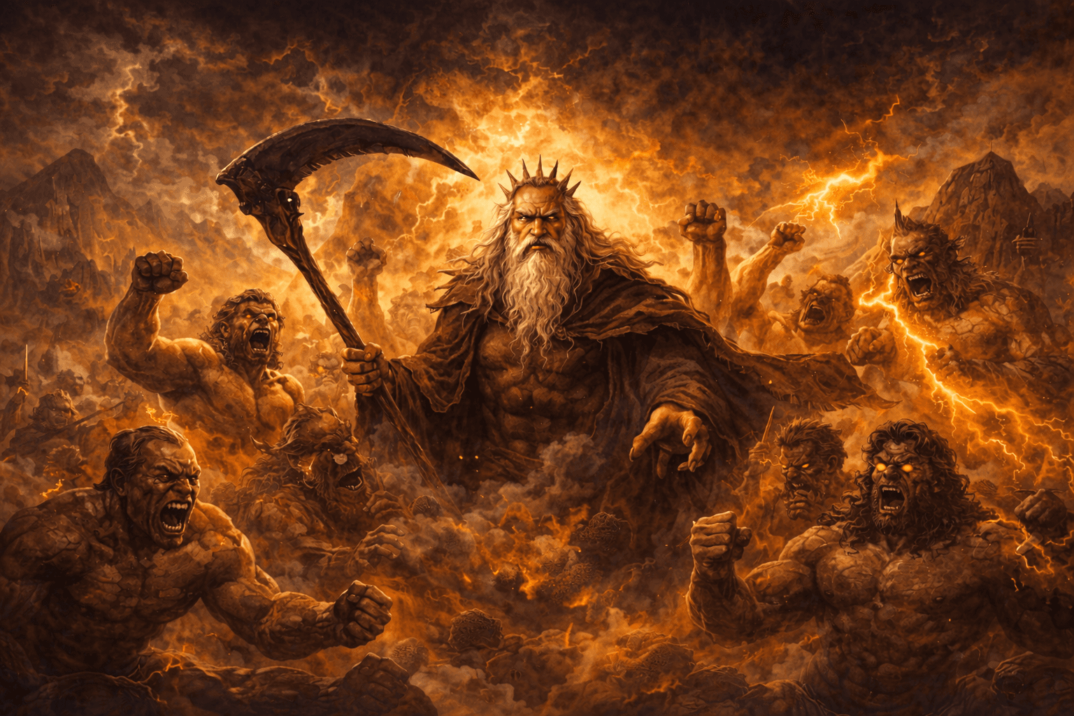 Los Titanes y el Reinado de Cronos