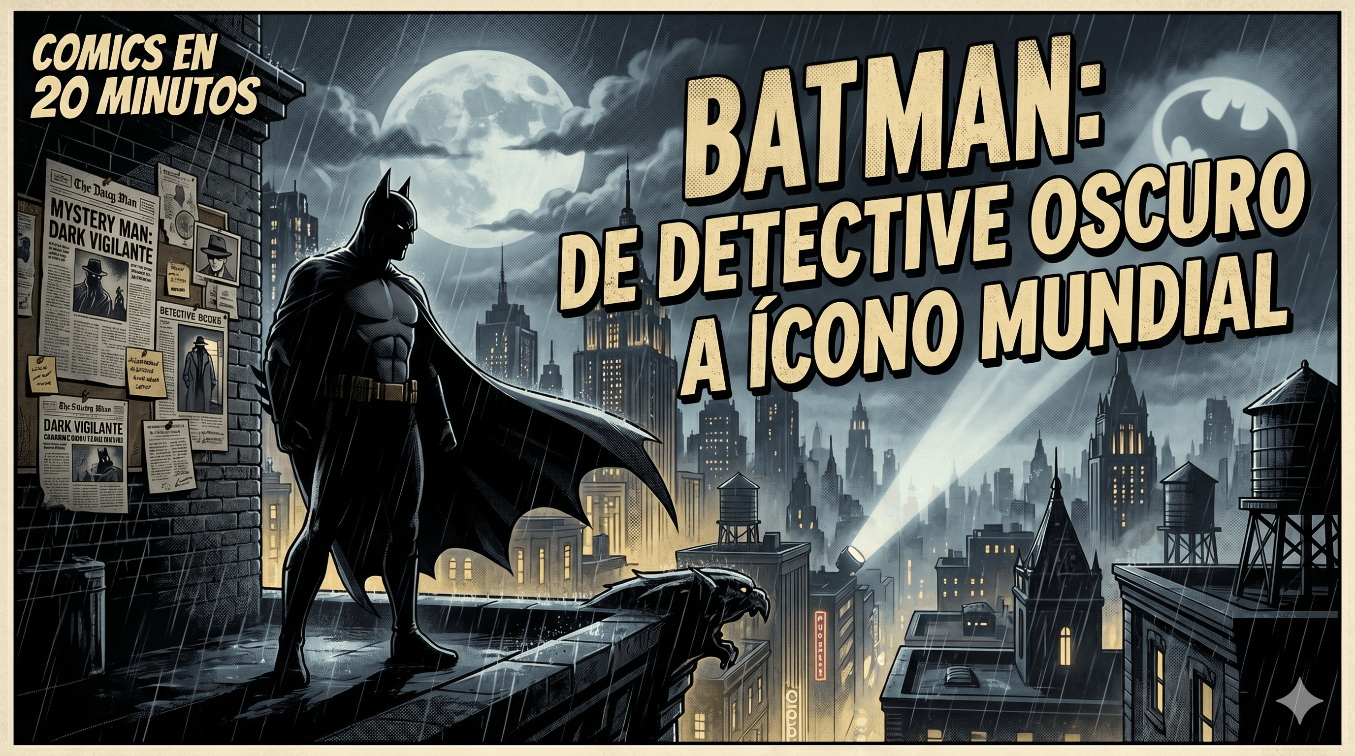 Batman: de detective oscuro a ícono mundial