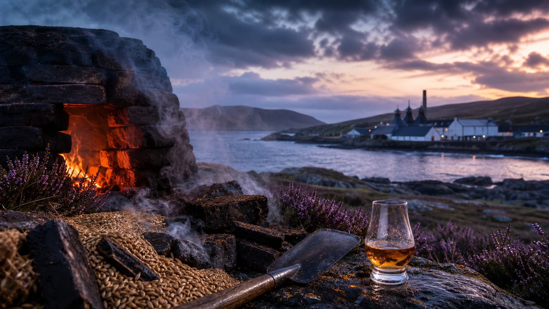 El humo y la turba: por qué algunos whiskies saben a fogata