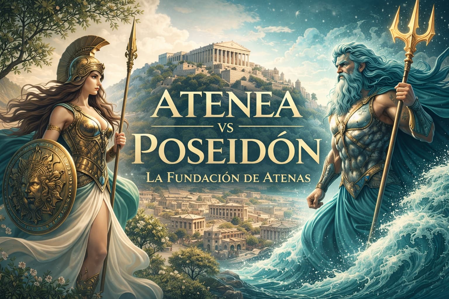 Atenea vs Poseidón: La Fundación de Atenas