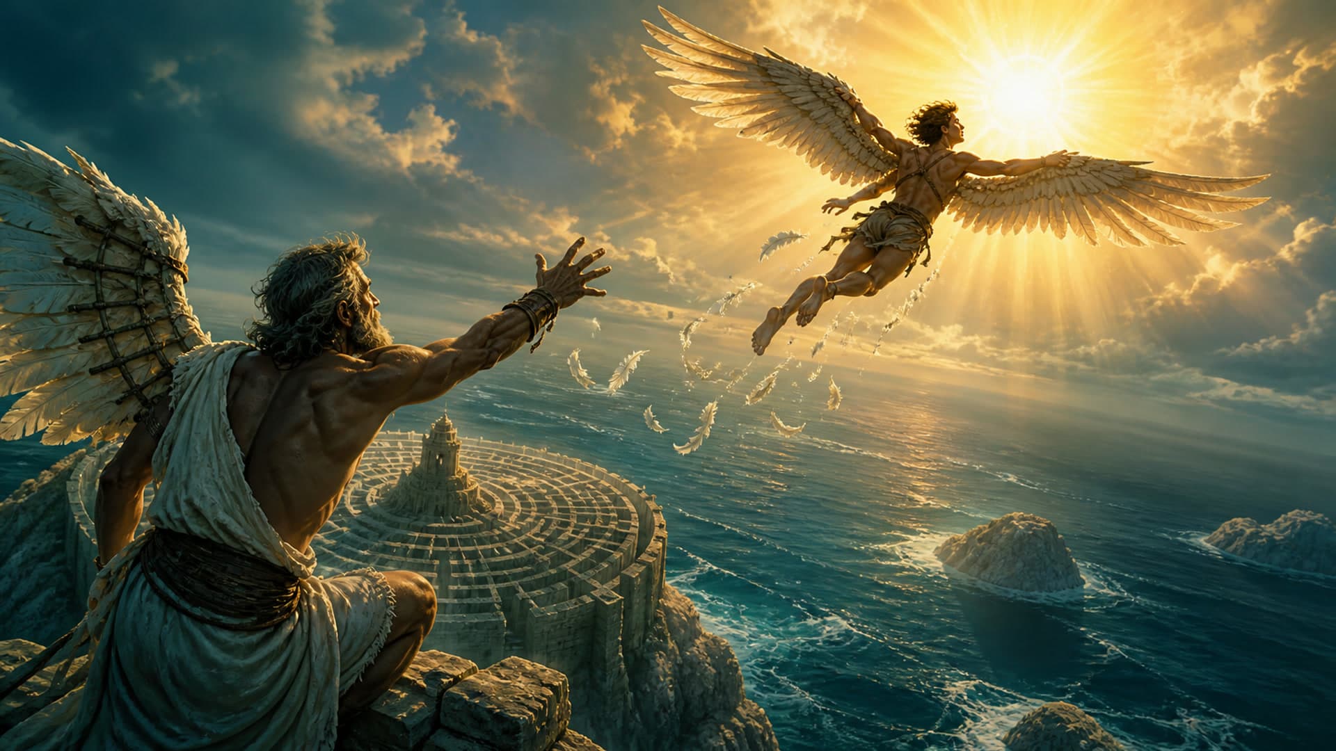Ícaro y Dédalo: volar demasiado cerca del sol